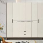 3069 6 Door Wardrobe with External Drawers