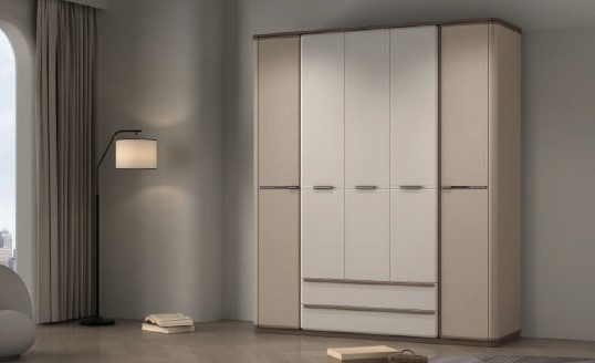 6063 5-Door Wardrobe with External Drawers 6063 5 Door Wardrobe with External Drawers - Image 1