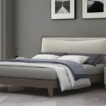 6063 King Size Bed Set 1.8m with Nightstand