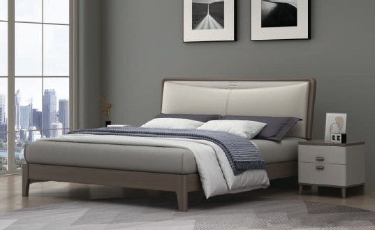 6063 King Size Bed Set (1.8m) with Nightstand 6063 King Size Bed Set 1.8m with Nightstand - Image 1