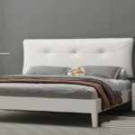 9318 King Size Bed Set 1.8m with Nightstand