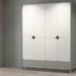 9512 4 Door Wardrobe with External Drawers